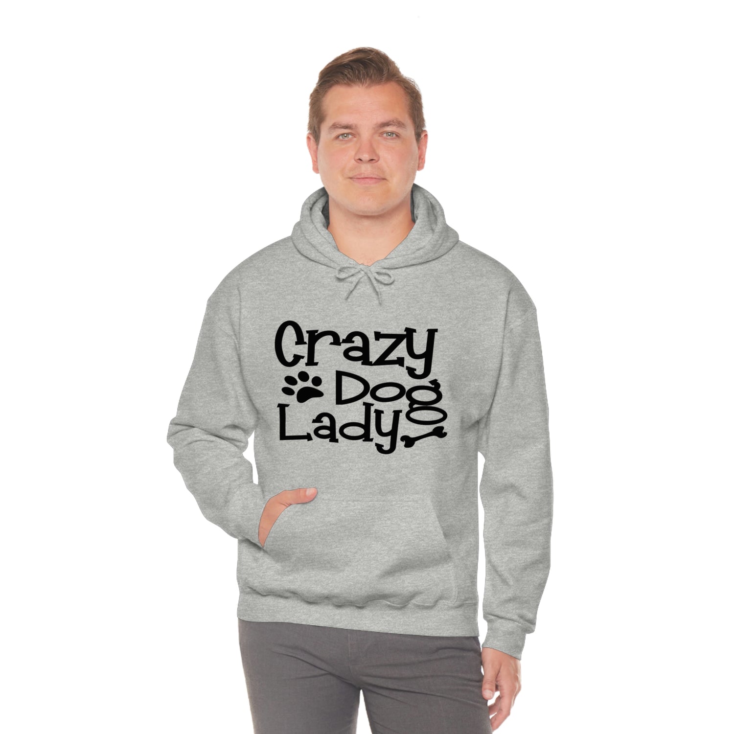 Crazy Dog Lady - Unisex Heavy Blend™ Hooded Sweatshirt