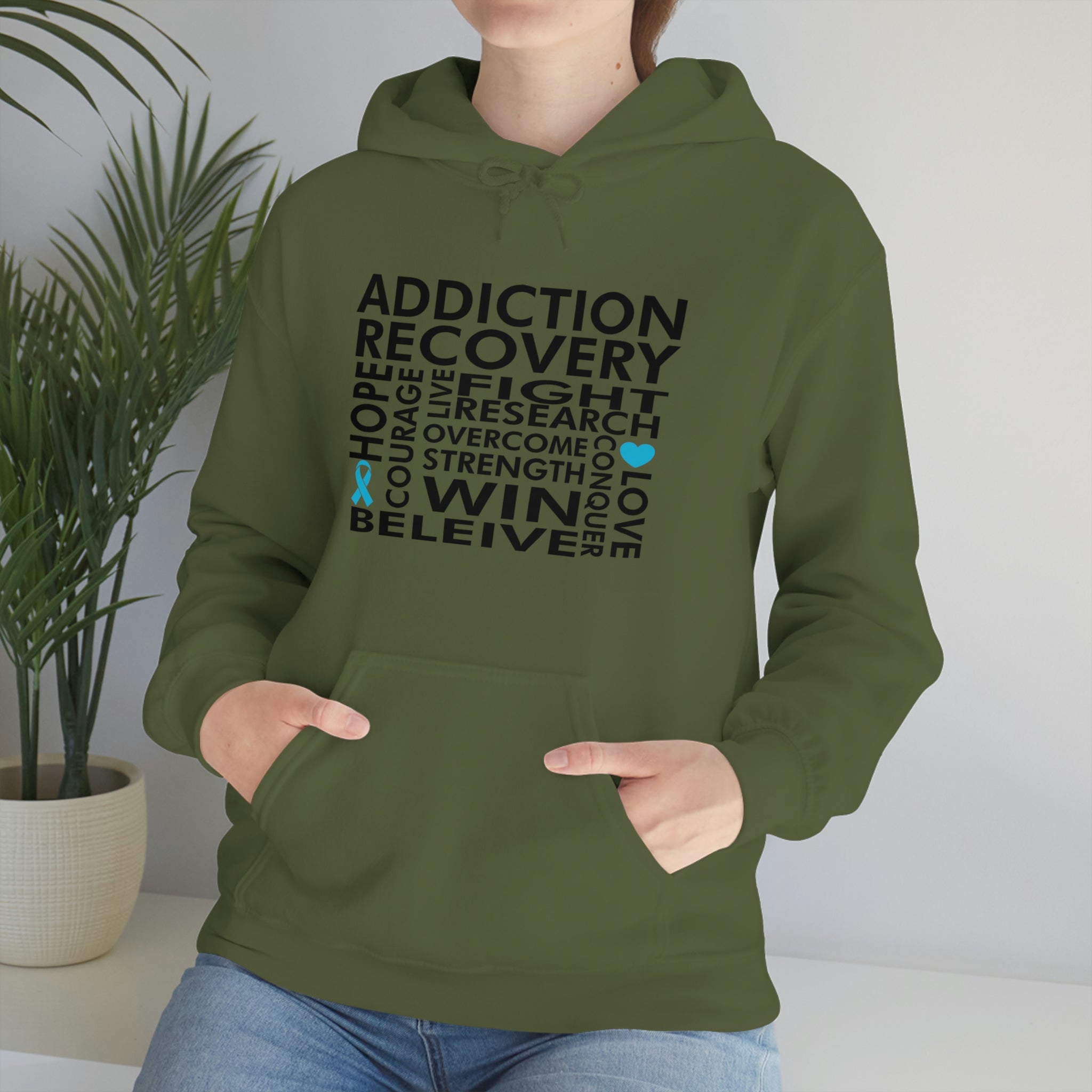 Addiction Recovery - Unisex Heavy Blend™ Hooded Sweatshirt