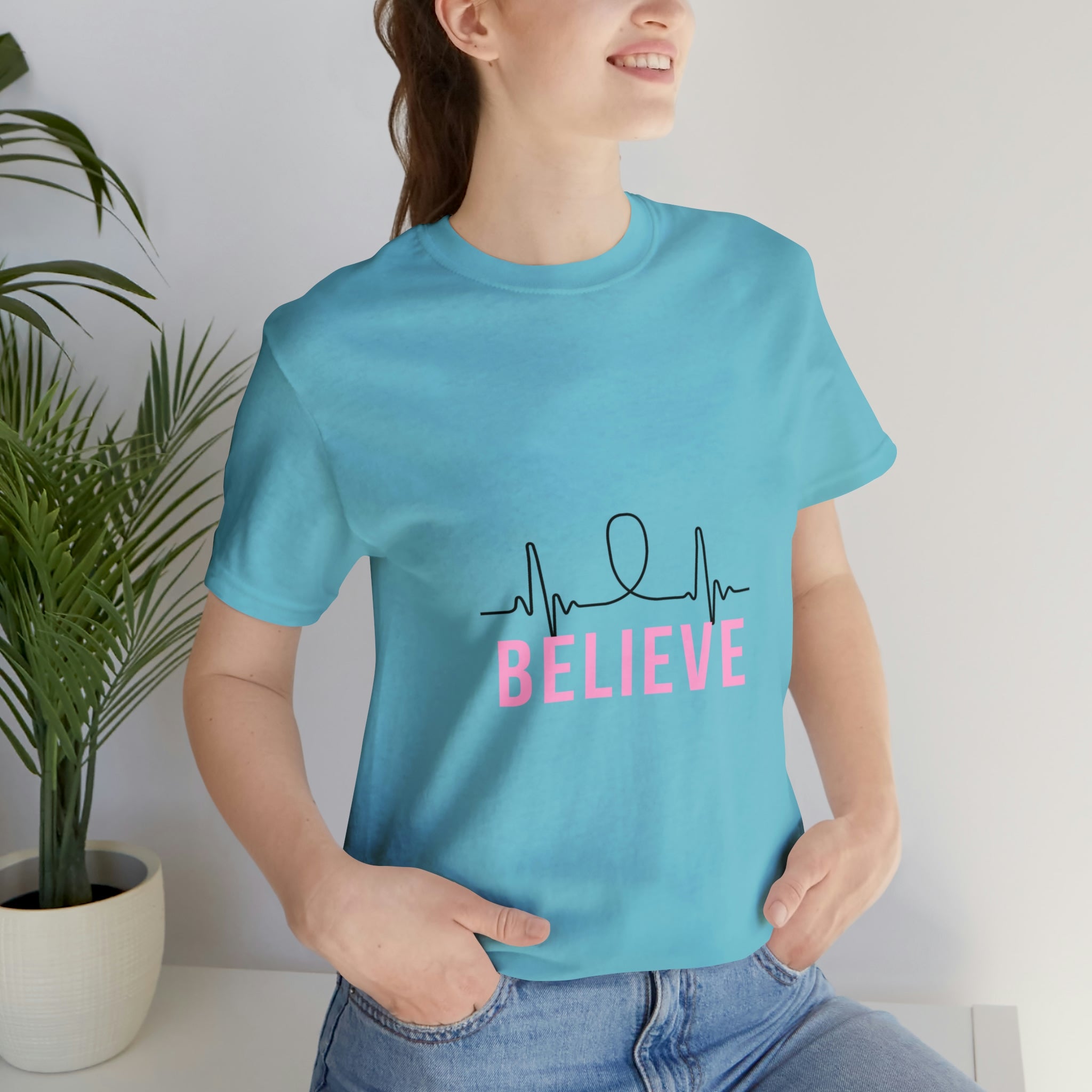 Believe - Unisex Jersey Short Sleeve Tee