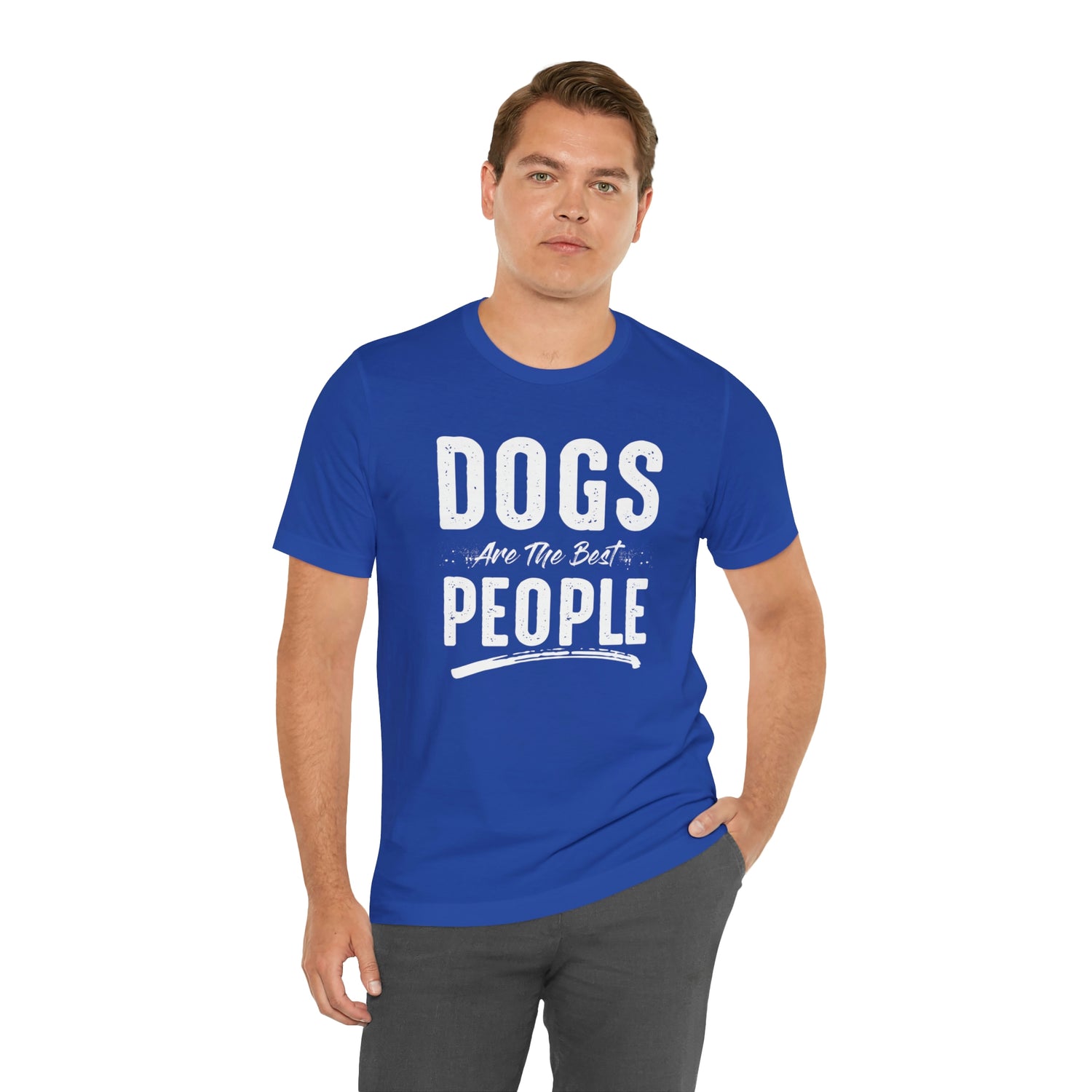 Dogs Are The Best People - Unisex Jersey Short Sleeve Tee