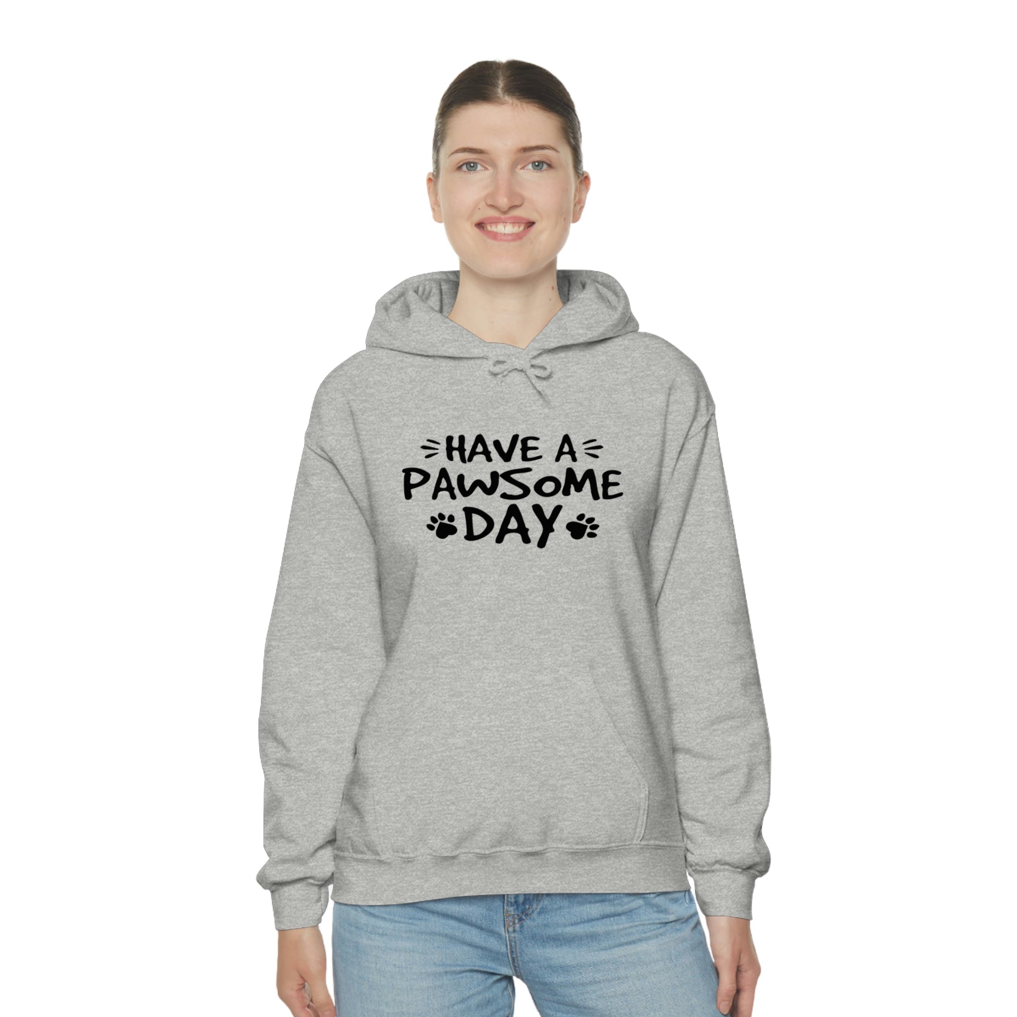 Have A Pawsome Day - Unisex Heavy Blend™ Hooded Sweatshirt