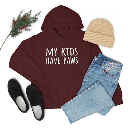 My Kids Have Paws - Unisex Heavy Blend™ Hooded Sweatshirt