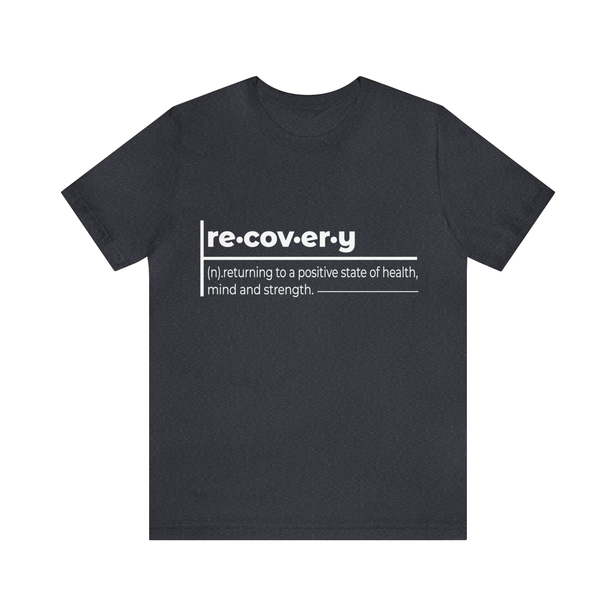 Recovery Definition - Unisex Jersey Short Sleeve Tee