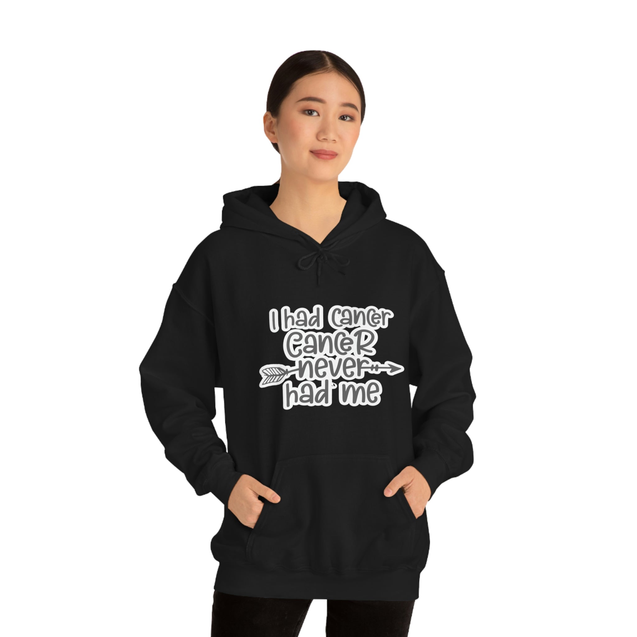 I Had Cancer Cancer Never Had Me  - Unisex Heavy Blend™ Hooded Sweatshirt