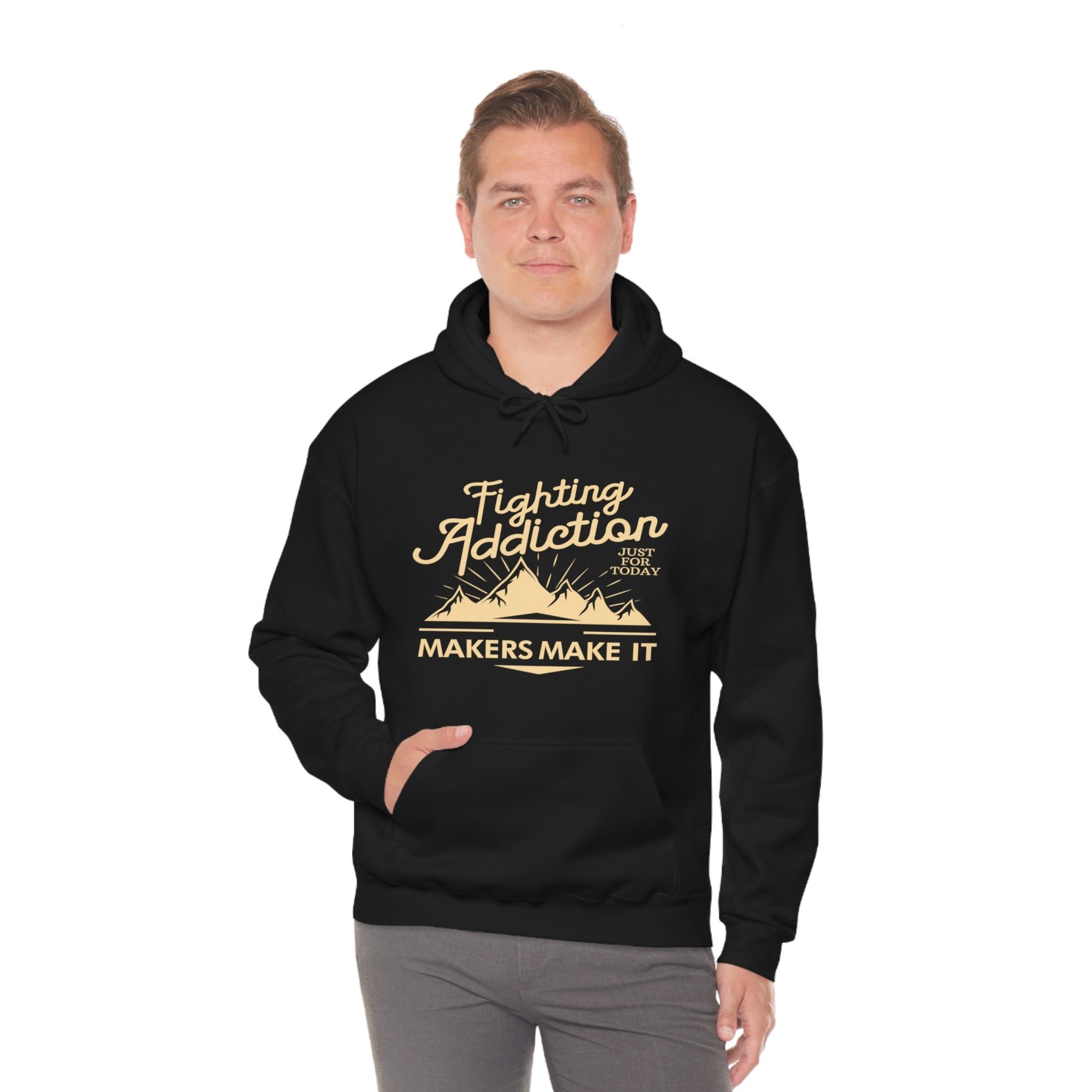 Fighting Addiction - Unisex Heavy Blend™ Hooded Sweatshirt