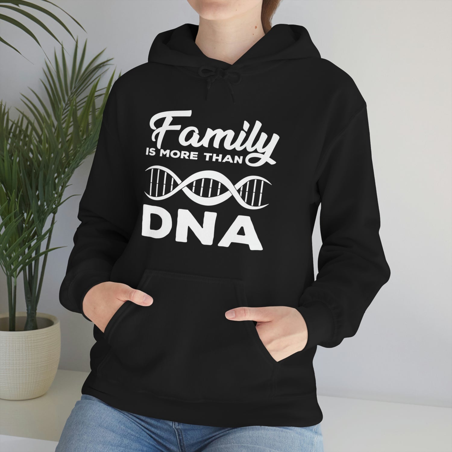 Family Is More Than DNA - Unisex Heavy Blend™ Hooded Sweatshirt