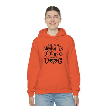 All You Need Is Love &amp; A Dog - Unisex Heavy Blend™ Hooded Sweatshirt