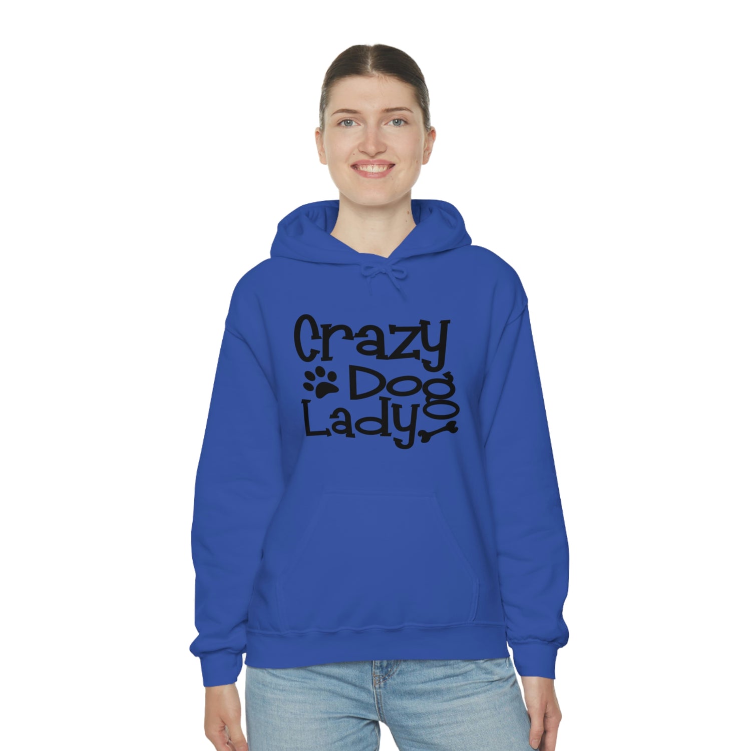 Crazy Dog Lady - Unisex Heavy Blend™ Hooded Sweatshirt