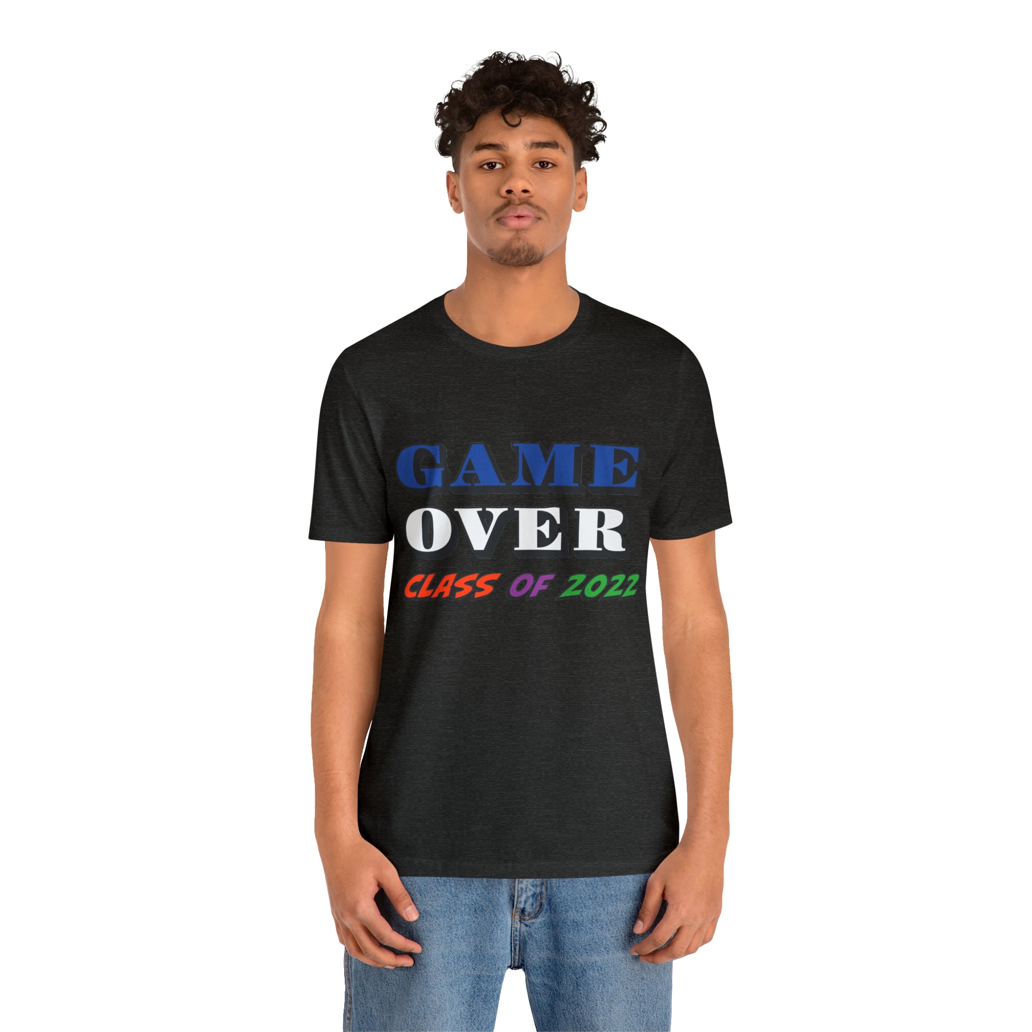 Game Over With Class Year Customizable- Unisex Jersey Short Sleeve Tee