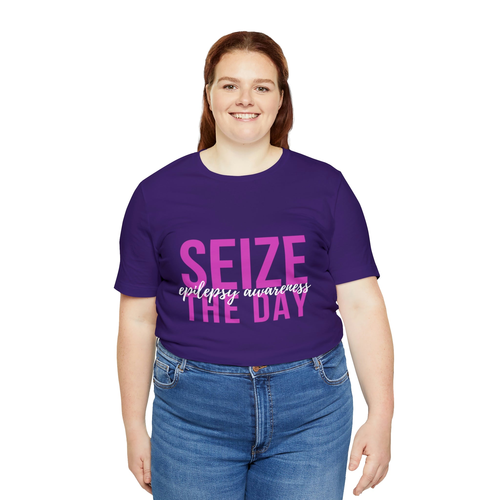 Seize The Day Epilepsy Awareness - Unisex Jersey Short Sleeve Tee