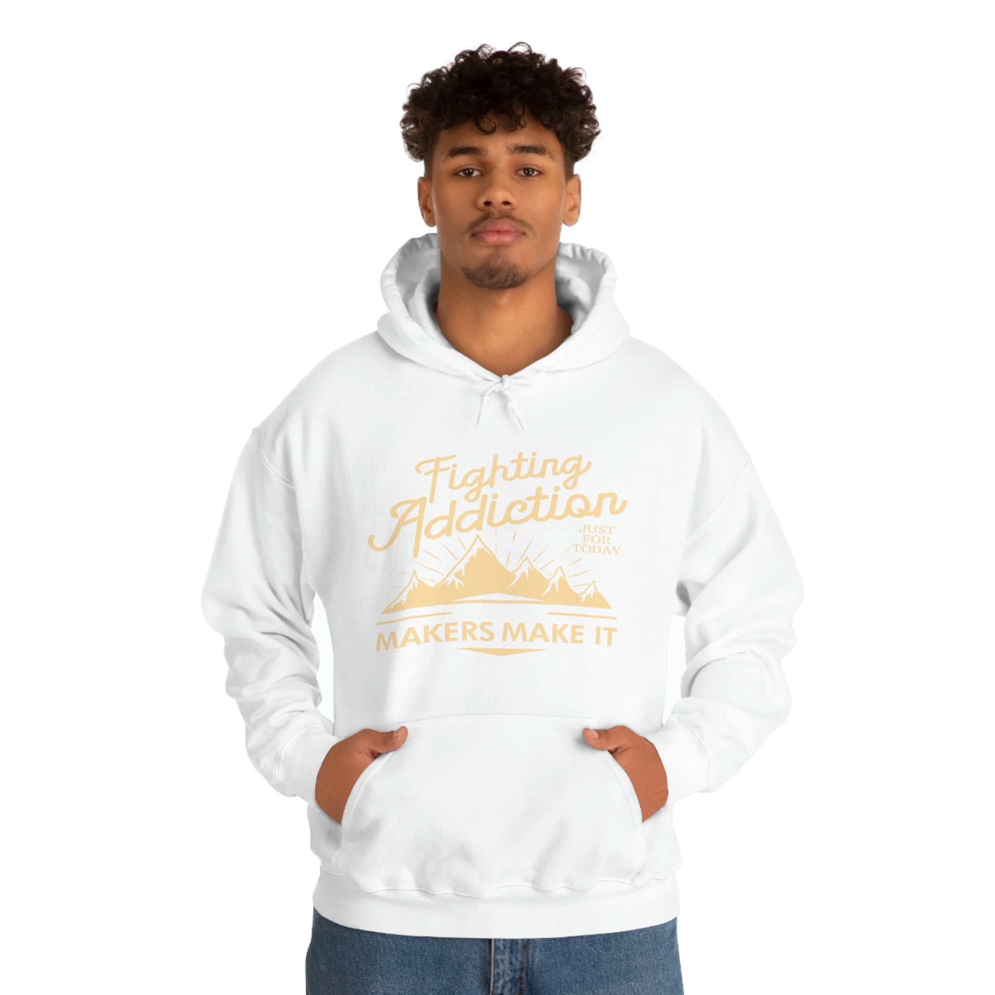 Fighting Addiction - Unisex Heavy Blend™ Hooded Sweatshirt