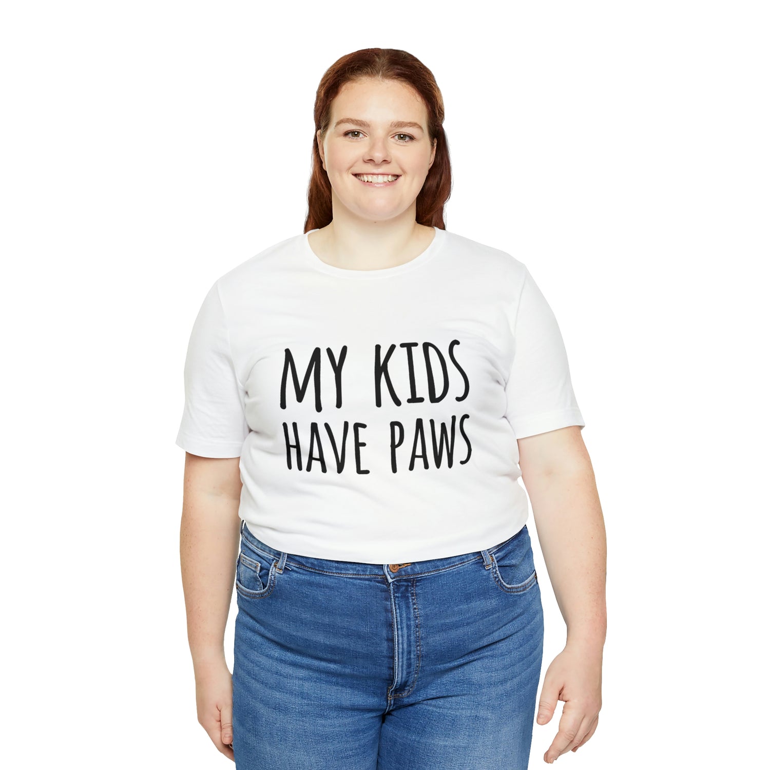 My Kids Have Paws - Unisex Jersey Short Sleeve Tee