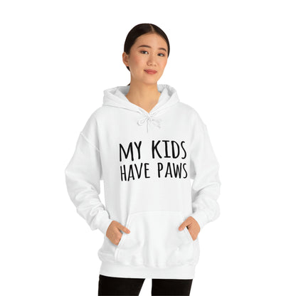 My Kids Have Paws - Unisex Heavy Blend™ Hooded Sweatshirt