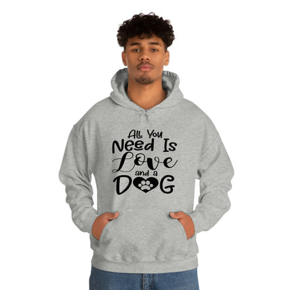 All You Need Is Love &amp; A Dog - Unisex Heavy Blend™ Hooded Sweatshirt