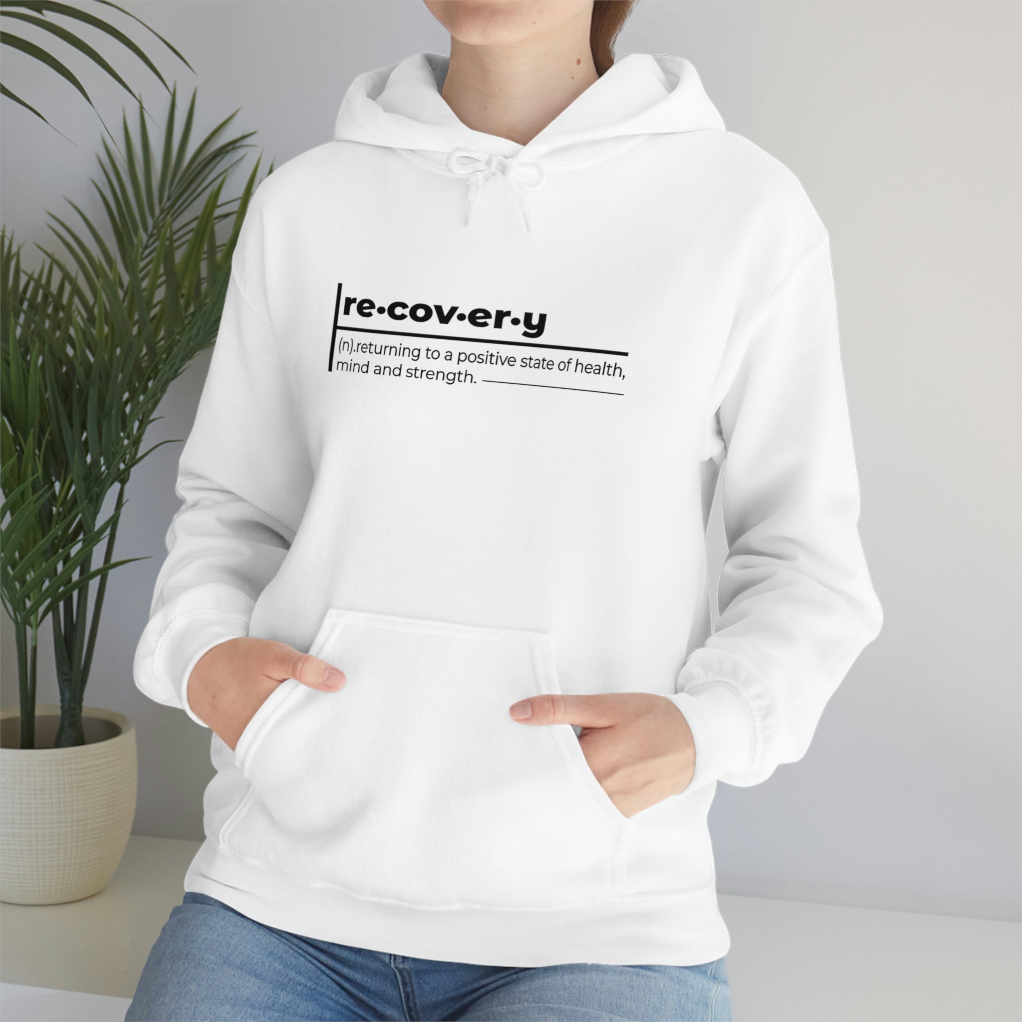 Recovery Definition - Unisex Heavy Blend™ Hooded Sweatshirt