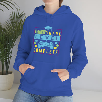 8th Grade Level Complete - Unisex Heavy Blend™ Hooded Sweatshirt