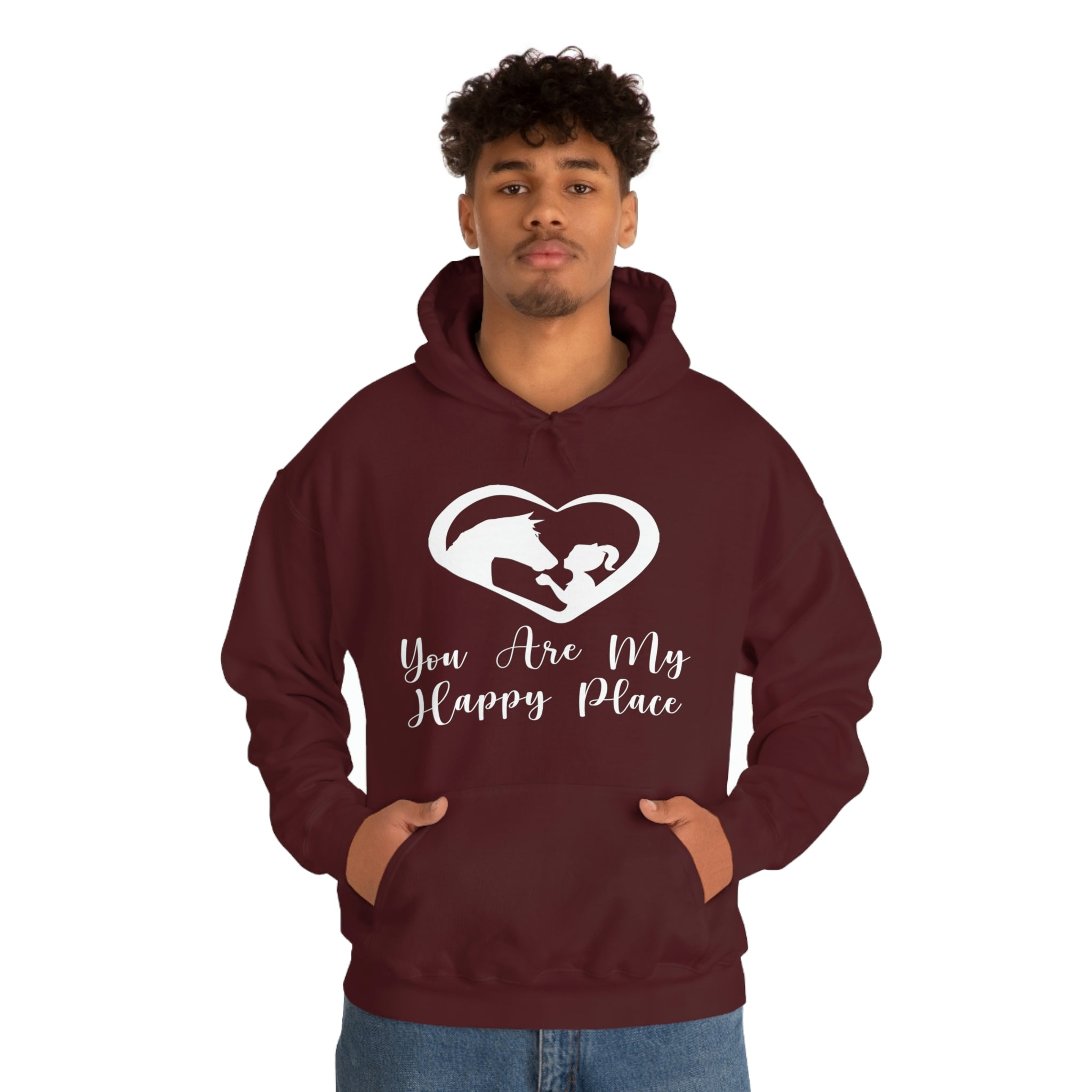 You Are My Happy Place - Unisex Heavy Blend™ Hooded Sweatshirt