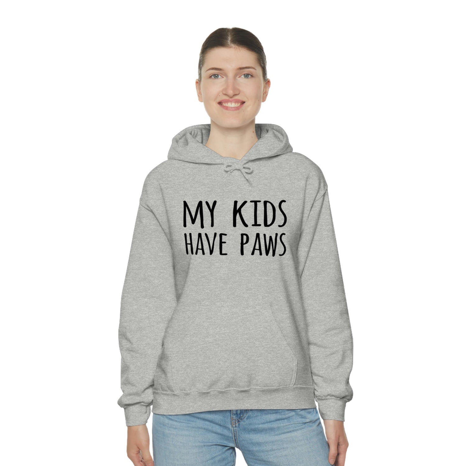 My Kids Have Paws - Unisex Heavy Blend™ Hooded Sweatshirt