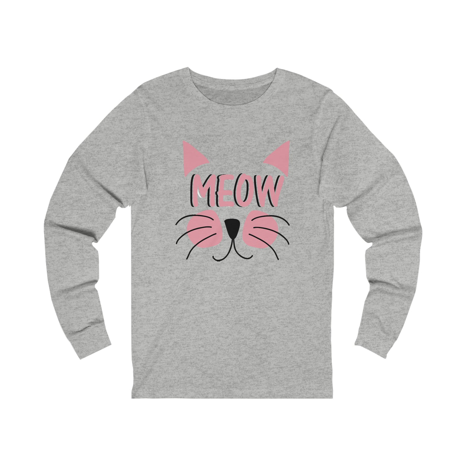 Meow - Unisex Jersey Long Sleeve Tee