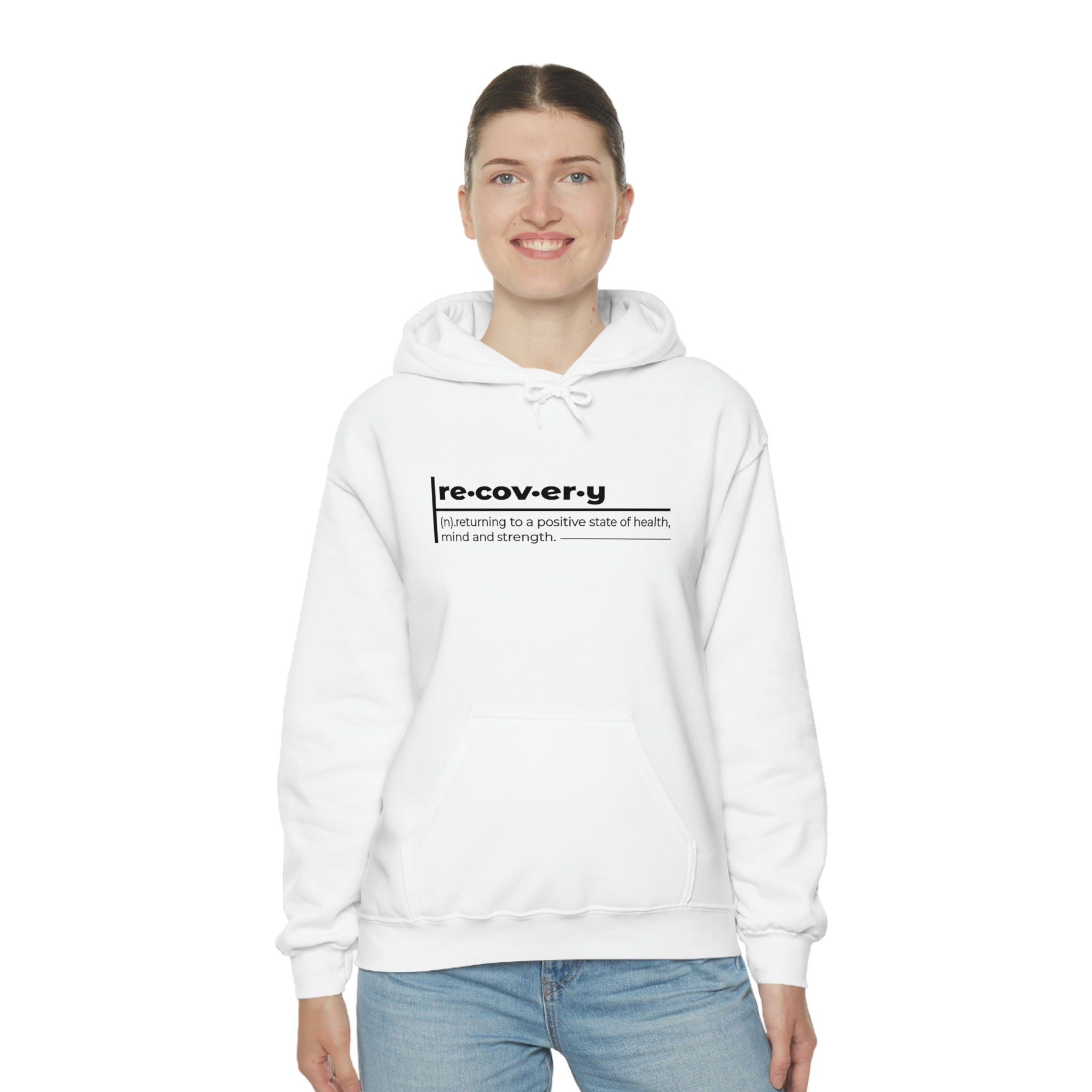 Recovery Definition - Unisex Heavy Blend™ Hooded Sweatshirt