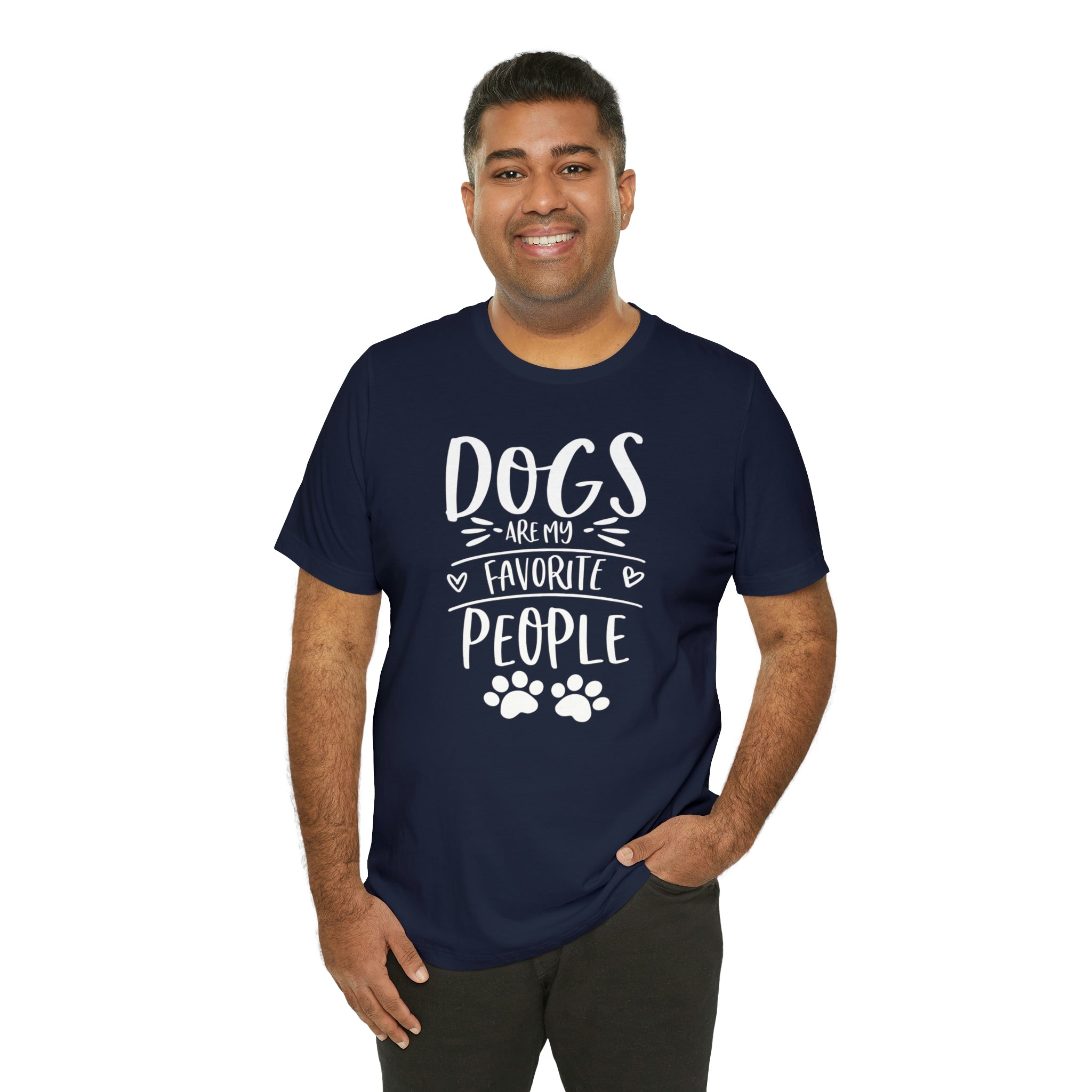 Dogs Are My Favorite People - Unisex Jersey Short Sleeve Tee