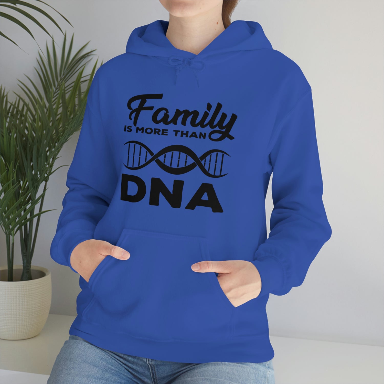 Family Is More Than DNA - Unisex Heavy Blend™ Hooded Sweatshirt