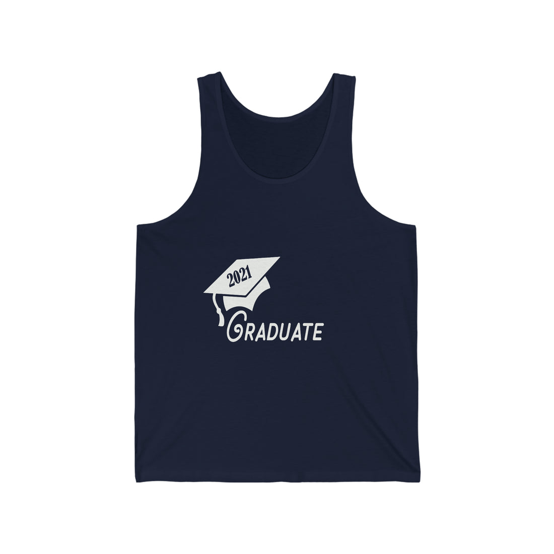 Graduate! Class Year Customizable - Unisex Jersey Tank Top