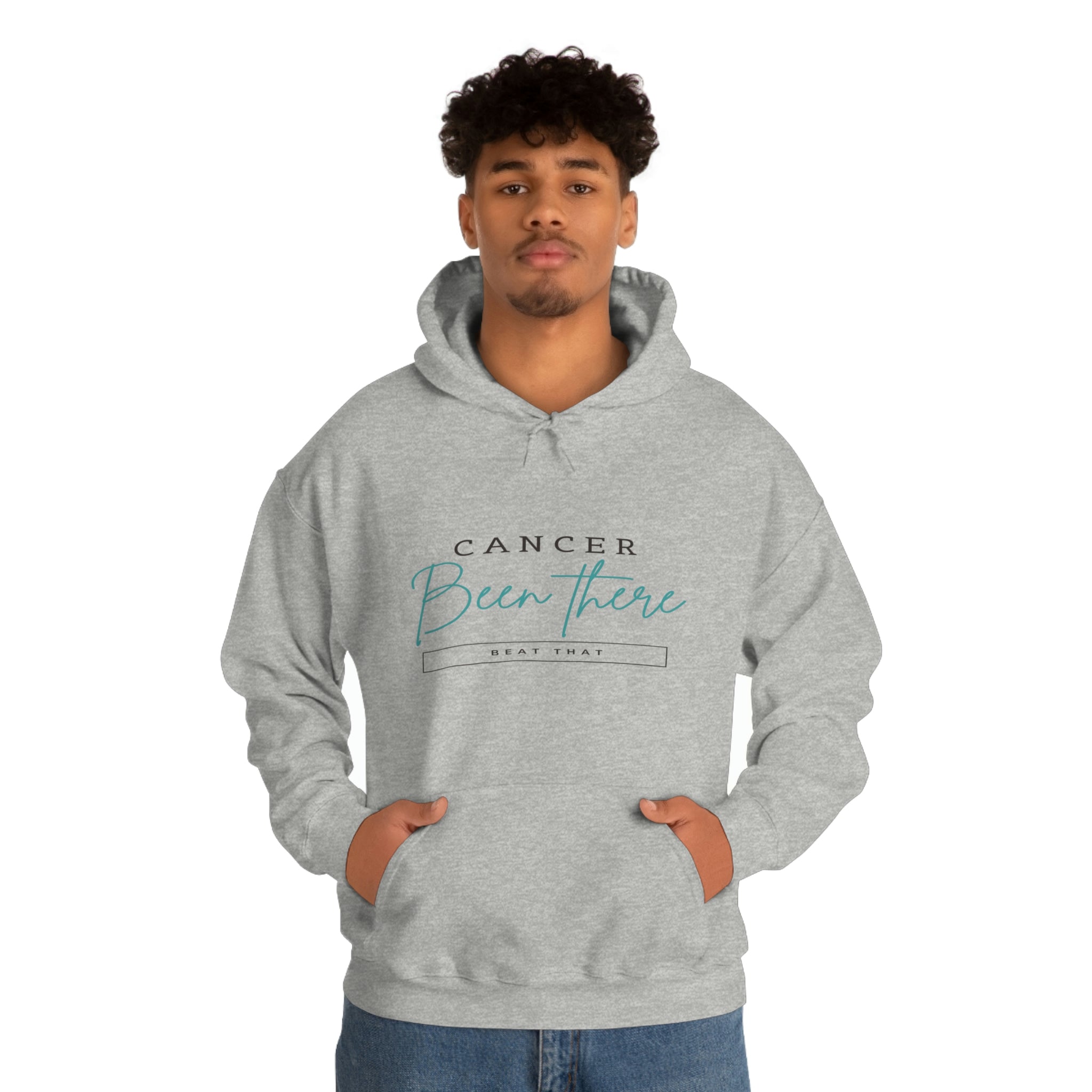 Cancer Been There Beat That - Unisex Heavy Blend™ Hooded Sweatshirt