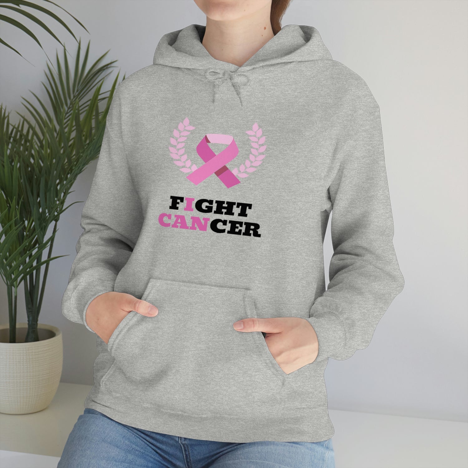 Fight Cancer I Can - Unisex Heavy Blend™ Hooded Sweatshirt