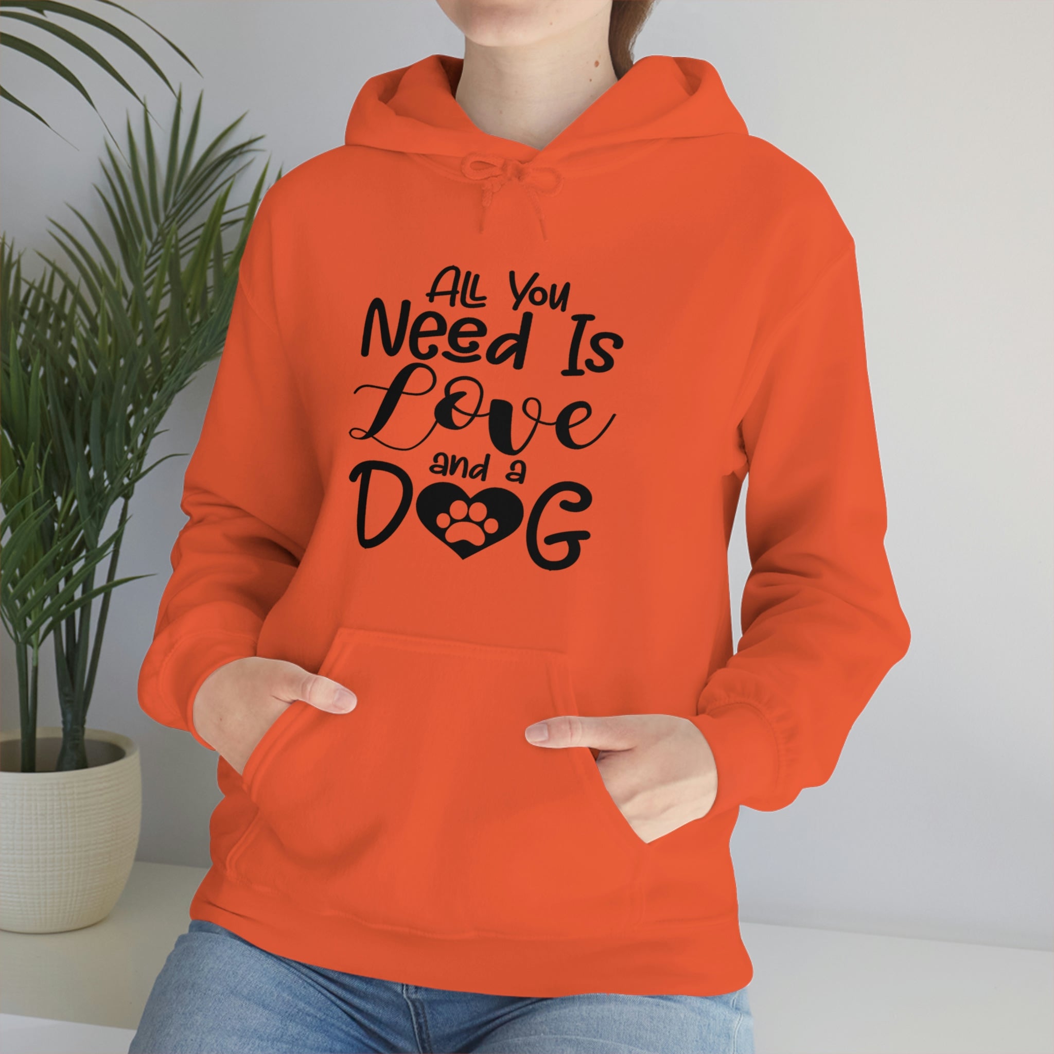 All You Need Is Love &amp; A Dog - Unisex Heavy Blend™ Hooded Sweatshirt