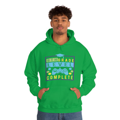 8th Grade Level Complete - Unisex Heavy Blend™ Hooded Sweatshirt