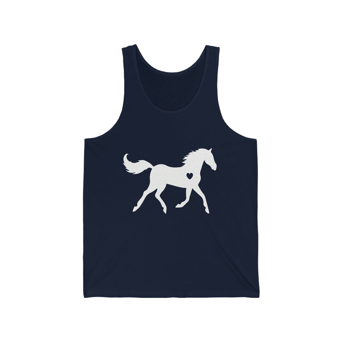 Horse Heart - Unisex Jersey Tank Top