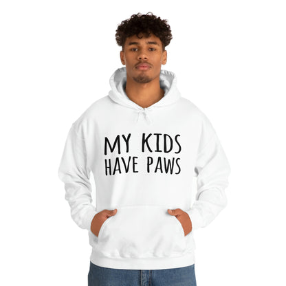 My Kids Have Paws - Unisex Heavy Blend™ Hooded Sweatshirt