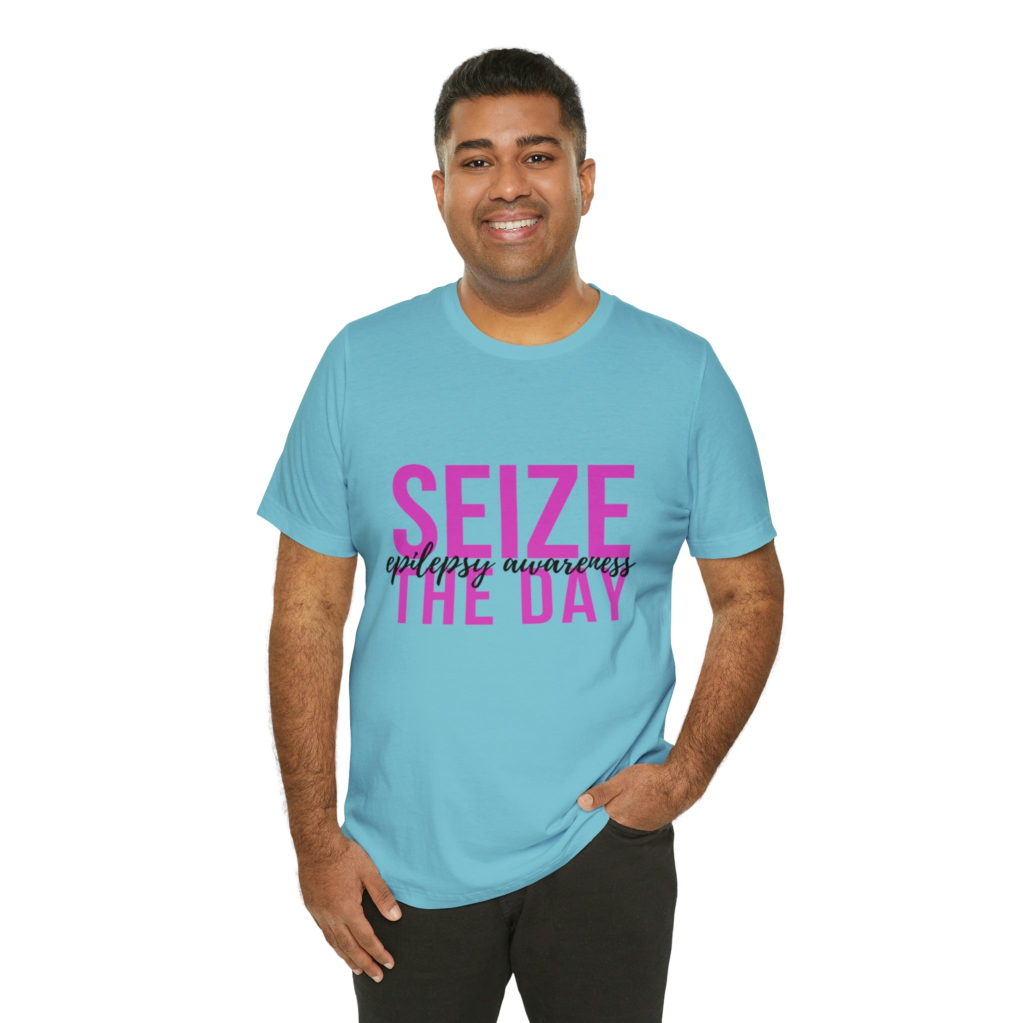 Seize The Day Epilepsy Awareness - Unisex Jersey Short Sleeve Tee