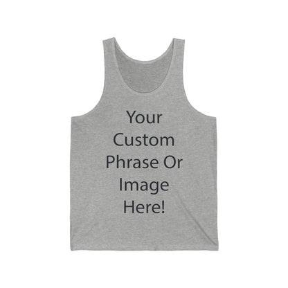 Custom - Unisex Jersey Tank Top