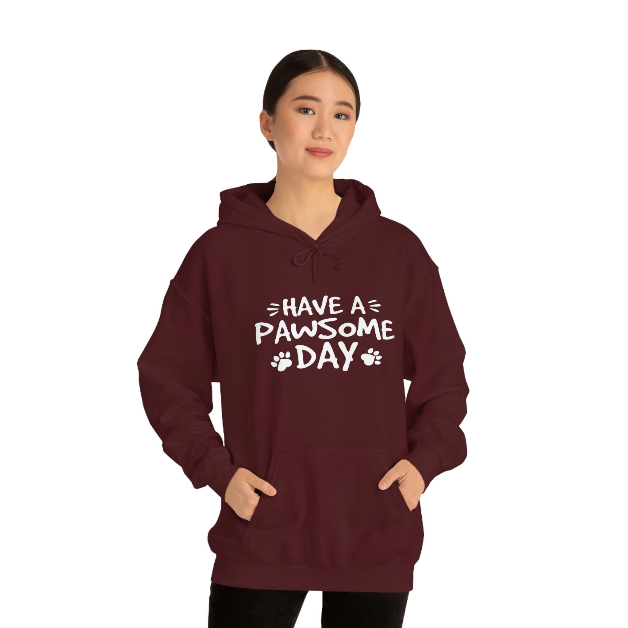 Have A Pawsome Day - Unisex Heavy Blend™ Hooded Sweatshirt