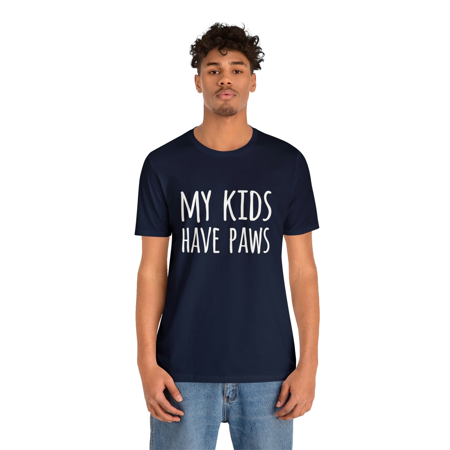 My Kids Have Paws - Unisex Jersey Short Sleeve Tee