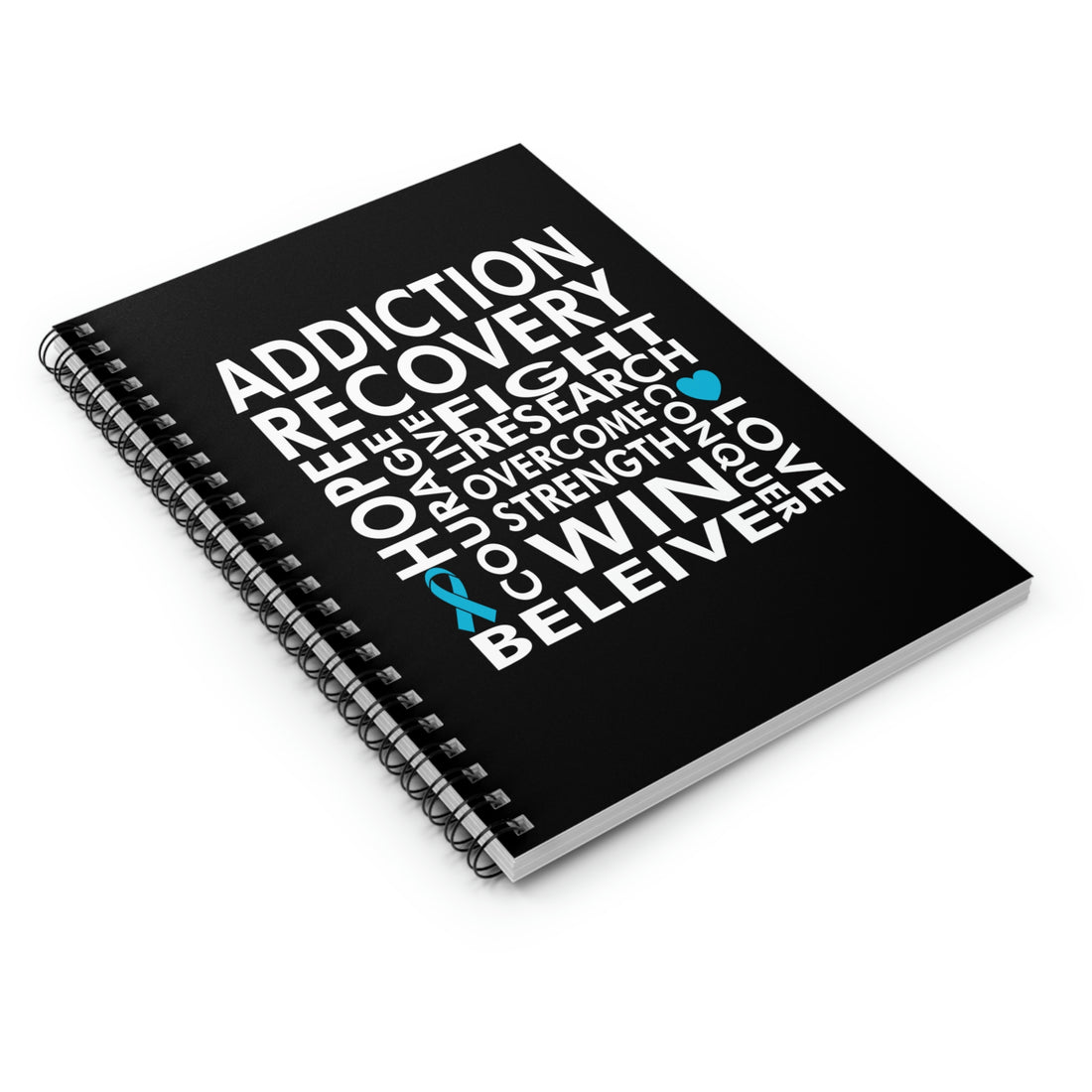 Addiction Recovery - Spiral Notebook - Ruled Line