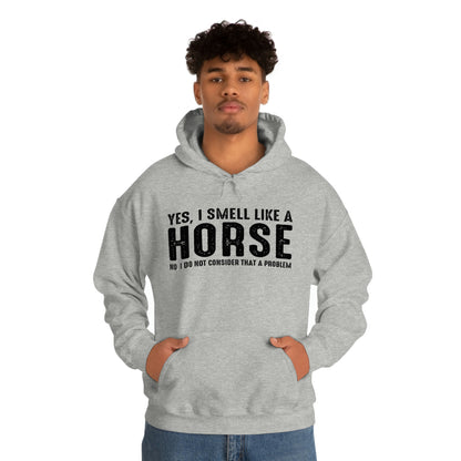 Yes I Smell Like a Horse No I Do Not Consider That A Problem - Unisex Heavy Blend™ Hooded Sweatshirt