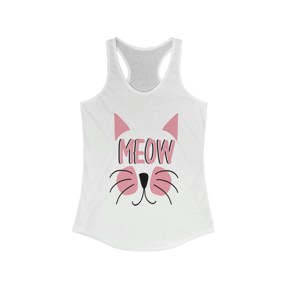 Meow - Racerback Tank Top
