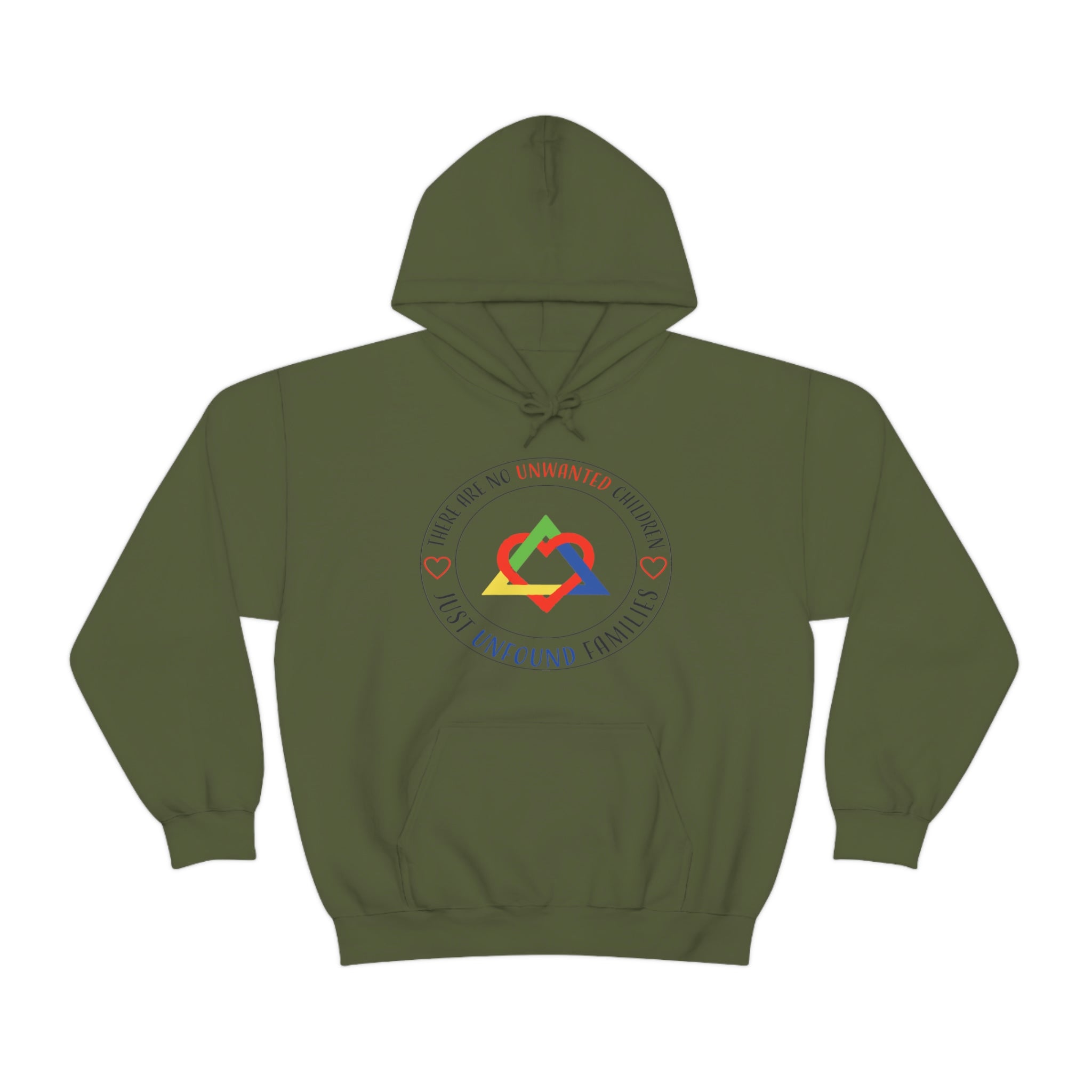 There Are No Unwanted Children Only Unfound Families - Unisex Heavy Blend™ Hooded Sweatshirt