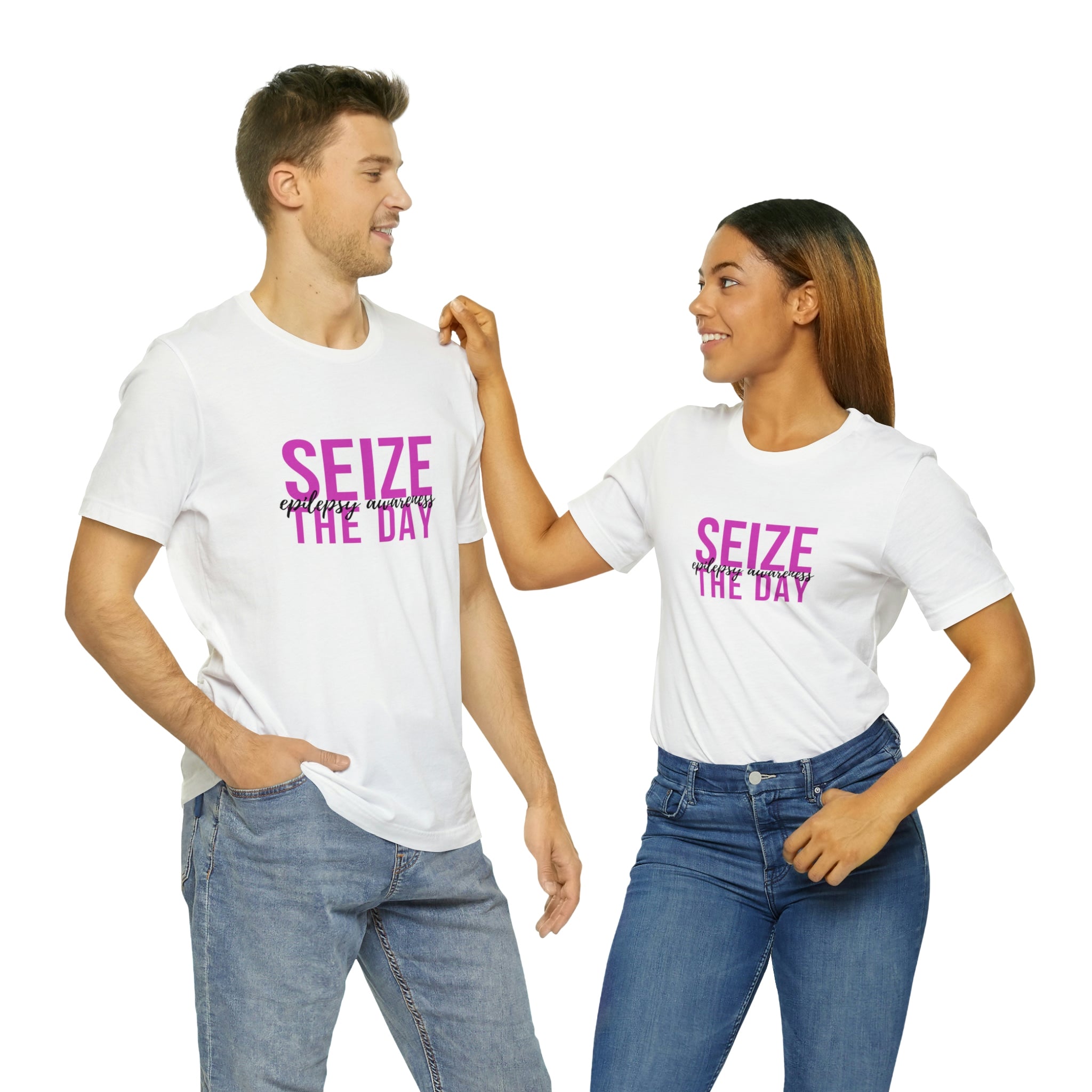 Seize The Day Epilepsy Awareness - Unisex Jersey Short Sleeve Tee