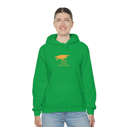 Keep Calm And Graduate - Unisex Heavy Blend™ Hooded Sweatshirt