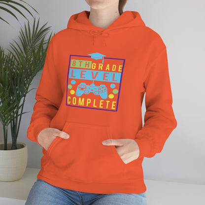 8th Grade Level Complete - Unisex Heavy Blend™ Hooded Sweatshirt