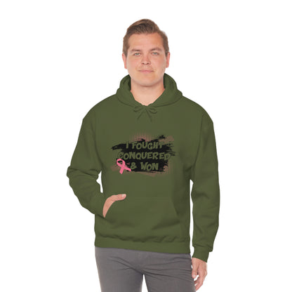 I Fought Conquered &amp; Won - Unisex Heavy Blend™ Hooded Sweatshirt