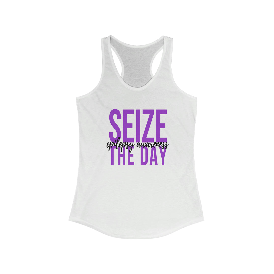 Seize The Day Epilepsy Awareness - Racerback Tank Top