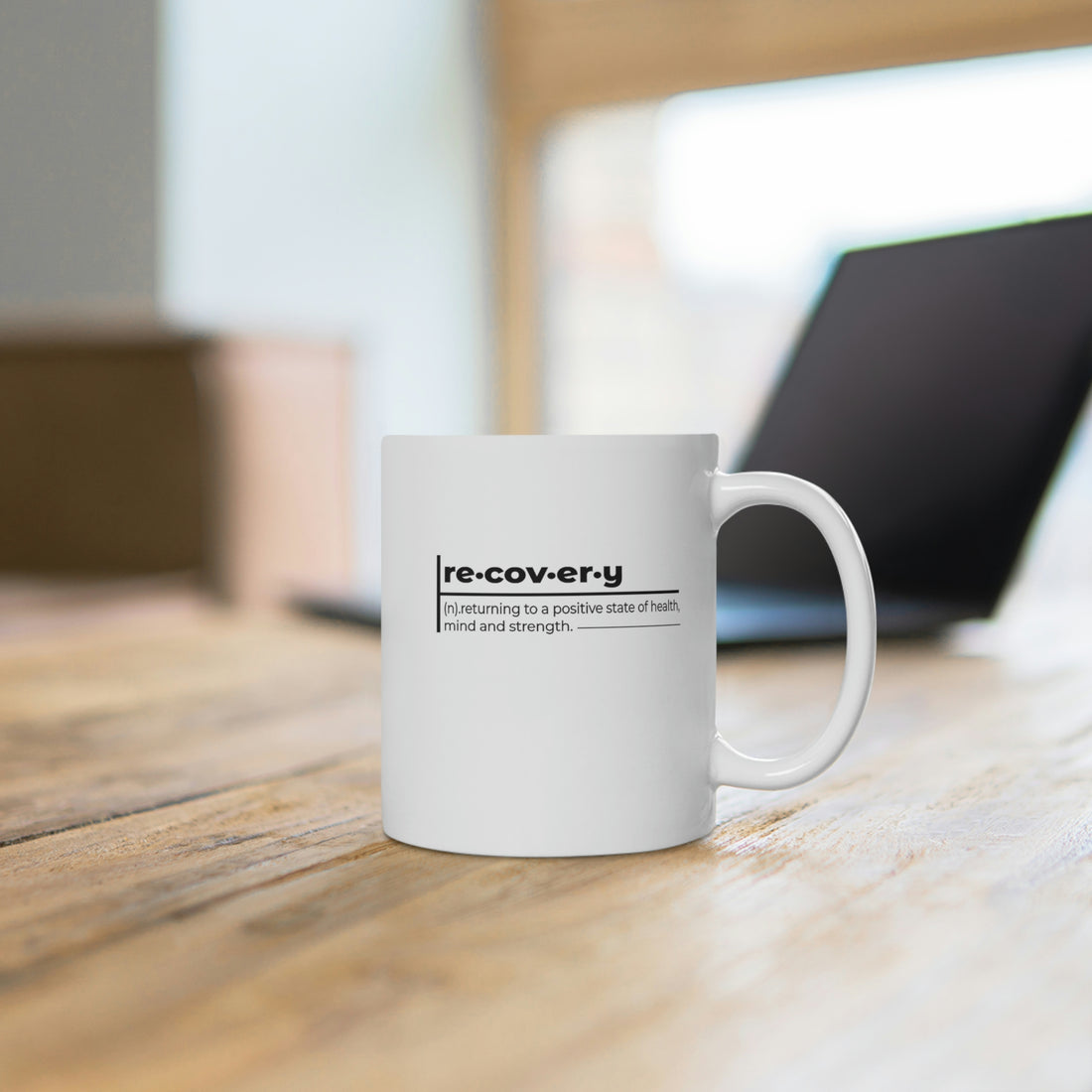 Recovery Definition - White Ceramic Mug 2 sizes Available