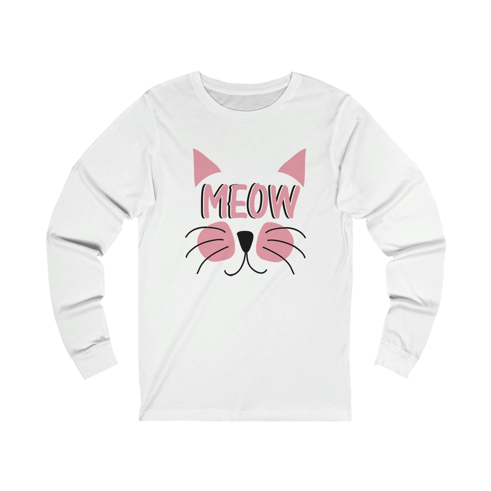 Meow - Unisex Jersey Long Sleeve Tee