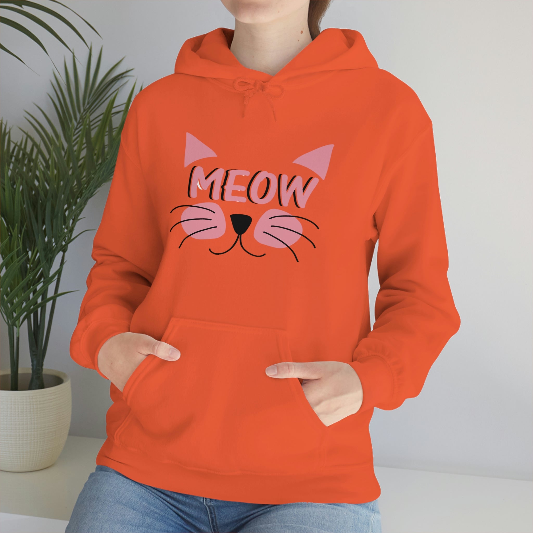 Meow - Unisex Heavy Blend™ Hooded Sweatshirt