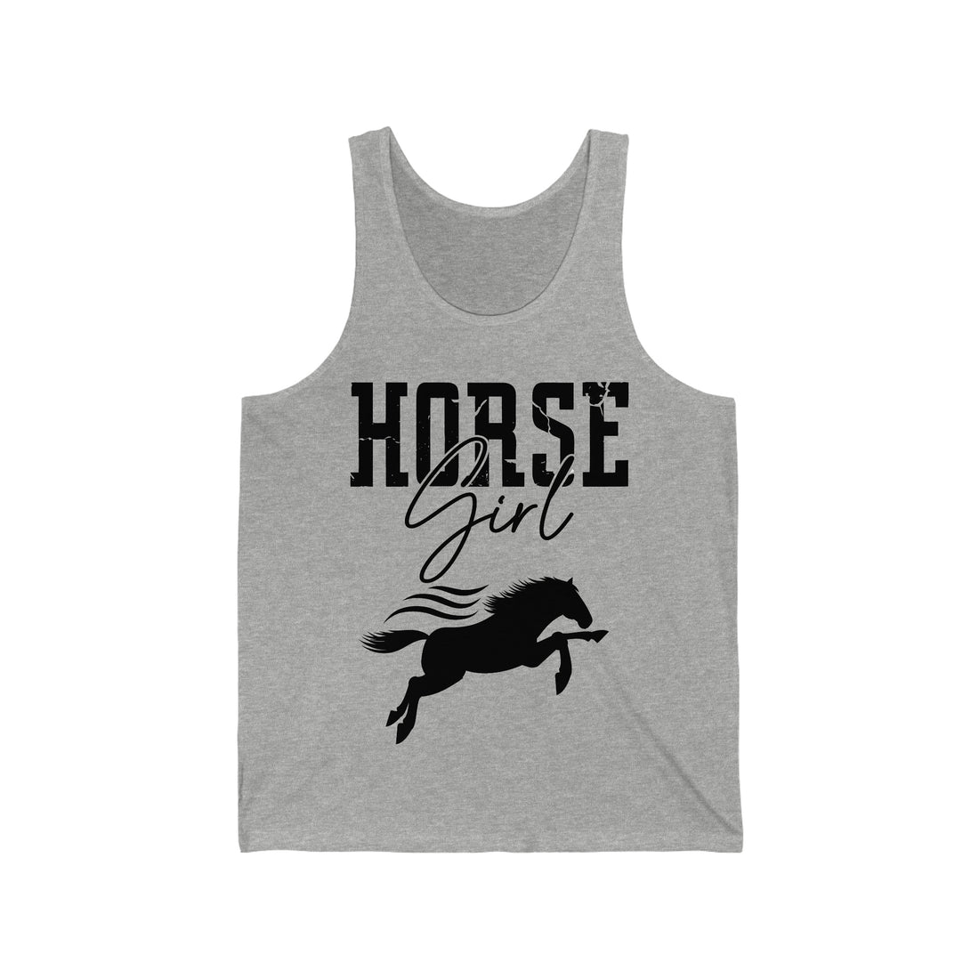 Horse Girl - Unisex Jersey Tank Top